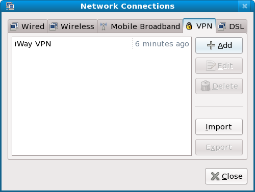VPN Network Connections