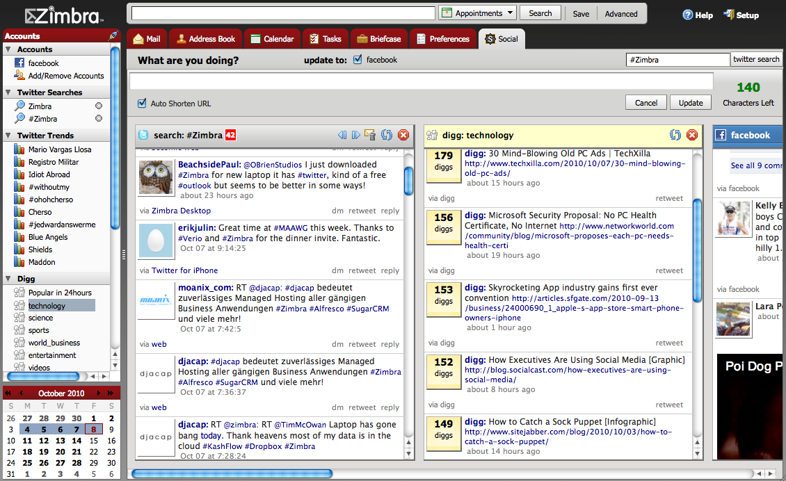 zimbra desktop 7